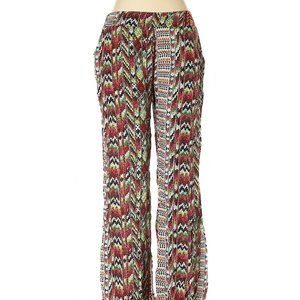 Chances R Wide Leg Boho Rayon Pants with Pockets